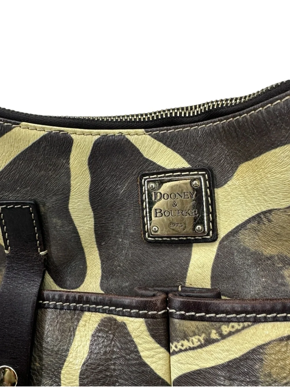 DOONEY AND BOURKE Purse Giraffe Print Handbag Shoulder Bag